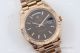 Swiss Faux Rolex Daydate 40mm TWS Rose Gold watch on Brown Dial with Grid motif (2)_th.jpg